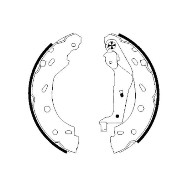 Pagid Brakes DRUM BRAKE SHOE KIT 355002421 - main